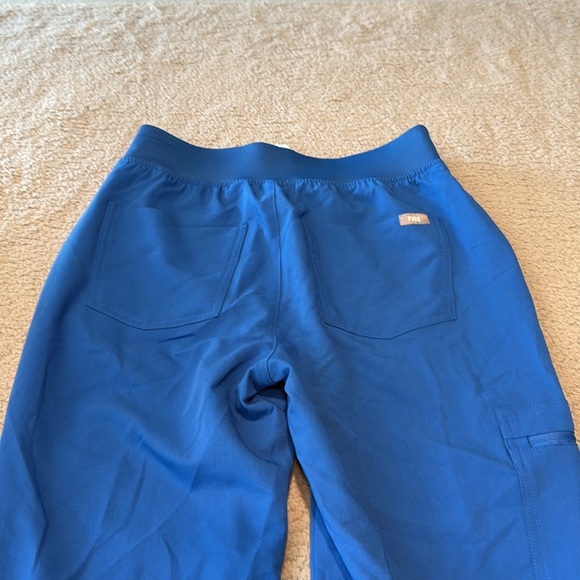 FIGS Zamora High Waisted Jogger Scrub Pants for Women Blue Joggers SZ S - Picture 6 of 6